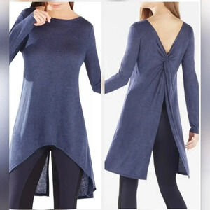 BCBG MaxAzria | Kendi Twist Back High-Low tunic Size Small